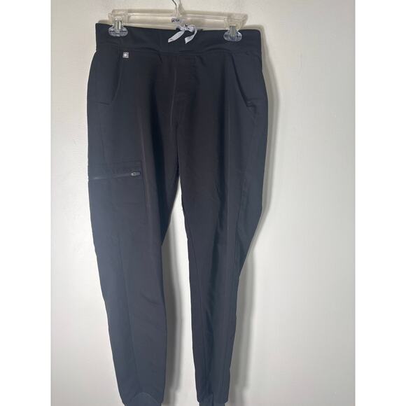 FIGS Black Technical Collection Cargo Style Pants Sz S - Picture 1 of 2